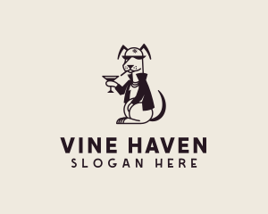 Pet Animal Dog Bar logo design