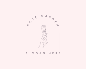 Rose - Rose Flower Boutique logo design