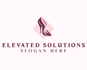 Stylish Fashion High Heels logo design