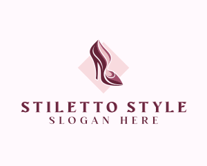 Stylish Fashion High Heels logo design