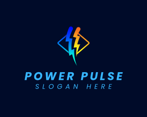 Wattage - Power Lightning Energy logo design