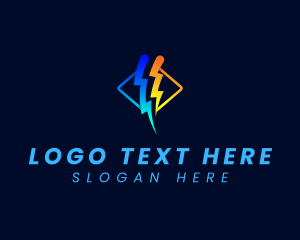 Voltage - Power Lightning Energy logo design