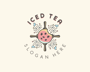 Ice Cream Cookie Dessert logo design