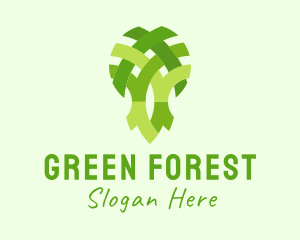 Nature Forest Tree logo design