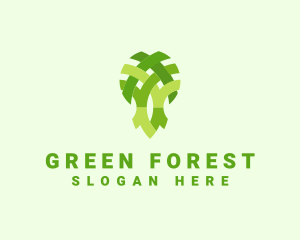 Nature Forest Tree logo design