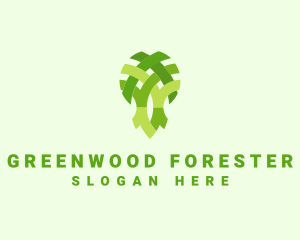 Nature Forest Tree logo design