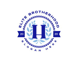 Fraternity - Greek Eta Wreath logo design