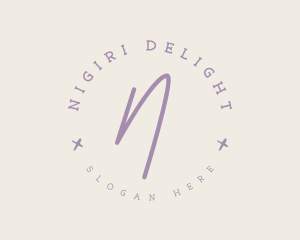 Dainty FeminineCosmetics Boutique logo design