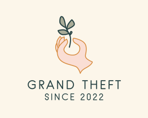 Herbalist - Herbal Plant Hand logo design
