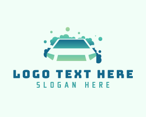 Suds - Gradient Car Wash logo design