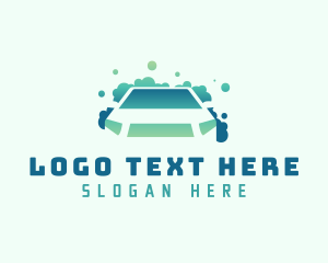 Gradient Car Wash Logo