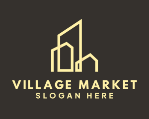 Village - Property Building Village logo design