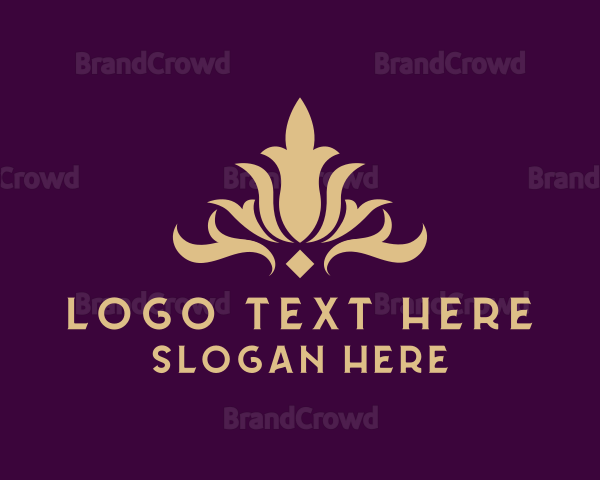 Elegant Monarch Crown Logo