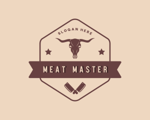 Beef Meat Butcher logo design