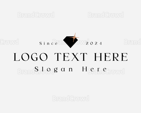 Luxury Diamond Jewelry Logo