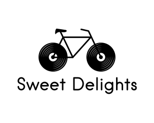 Black And White - Audio Bike Bicycle logo design