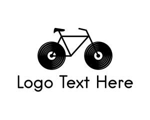 Dj - Audio Bike Bicycle logo design