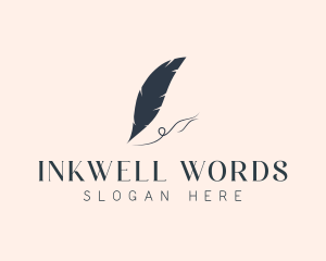 Writing - Quill Writing Blog logo design