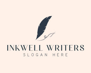 Writing - Quill Writing Blog logo design
