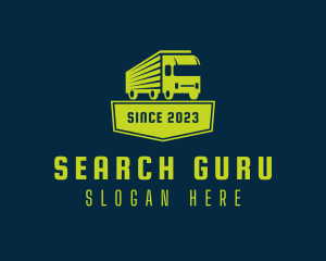 Truck Freight Delivery Logo