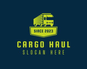 Truck Freight Delivery logo design