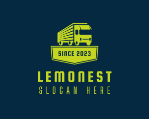 Logistics - Truck Freight Delivery logo design
