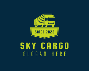 Truck Freight Delivery logo design