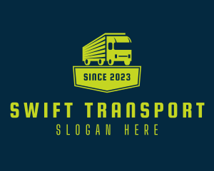 Truck Freight Delivery logo design