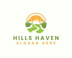 Landscaping Lawn Maintenance logo design