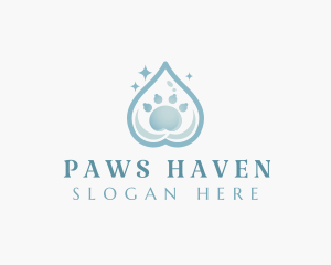 Paw Pet Groomer logo design