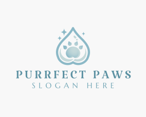 Paw Pet Groomer logo design