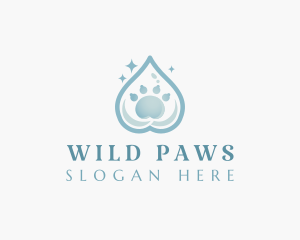 Paw Pet Groomer logo design