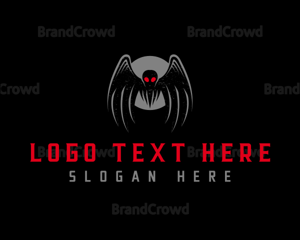 Mothman Monster Creature Logo