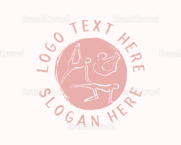 Pink Yoga Wellness Logo