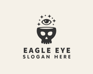 Mystic Skull Eye logo design