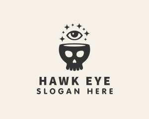 Mystic Skull Eye logo design