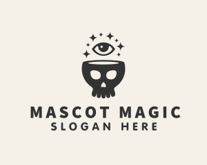 Mystic Skull Eye logo design