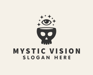 Mystic Skull Eye logo design