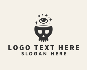 Mystical - Mystic Skull Eye logo design