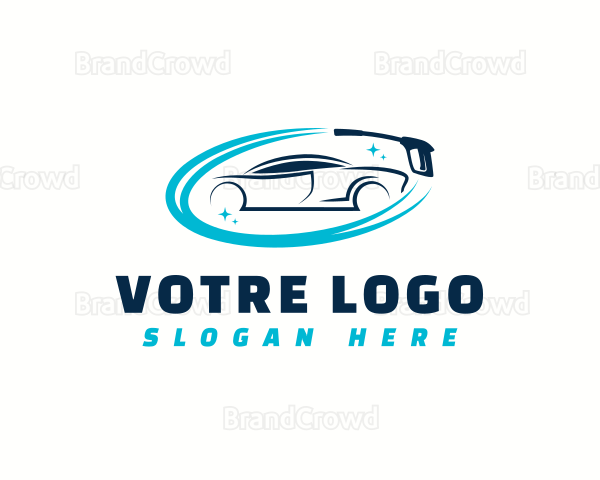 Car Wash Automotive Cleaner Logo