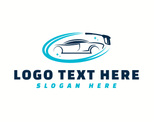 Detailing - Car Wash Automotive Cleaner logo design