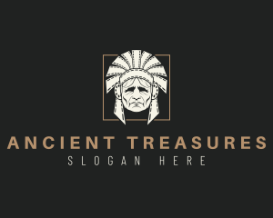 Tribal Chieftain Cinema logo design