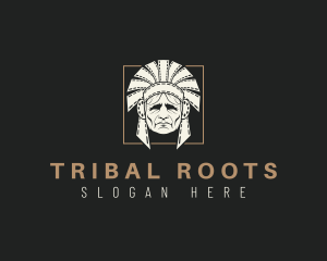 Tribal Chieftain Cinema logo design