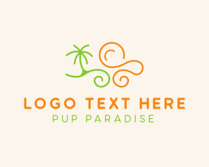 Summer Beach Waves  logo design