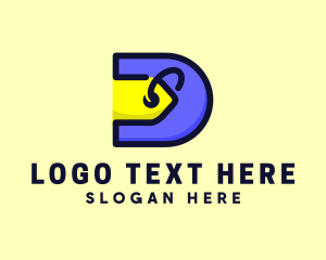 Price Tag Letter D Logo