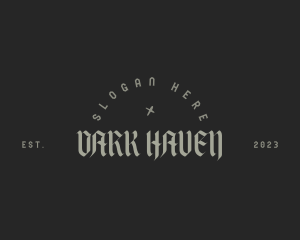 Dark Gothic Business logo design