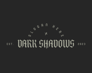 Dark Gothic Business logo design