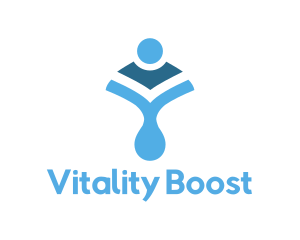 Body - Blue Body Shape logo design