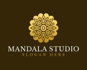 Mandala - Mandala Pattern Flower logo design