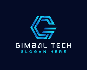 Digital Technology Letter G logo design